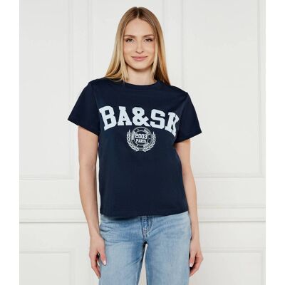 Ba&sh; T-shirt IONI Regular Fit granatowy XS Ba&sh; T-shirt IONI Regular Fit granatowy XS