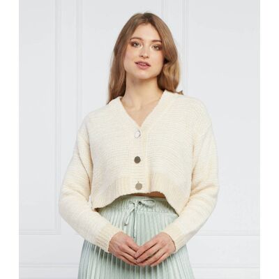Marella Kardigan SEGESTA Cropped Fit kremowy L Marella Kardigan SEGESTA Cropped Fit kremowy L