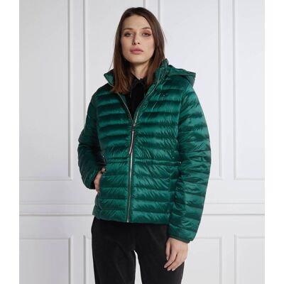 Tommy Hilfiger Puchowa kurtka FEMININE Regular Fit zielony XS Tommy Hilfiger Puchowa kurtka FEMININE Regular Fit zielony XS