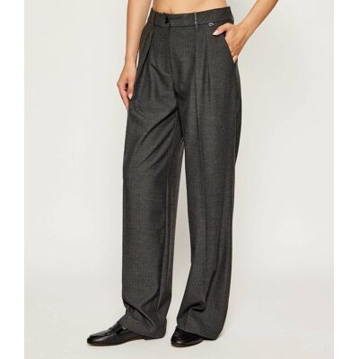 Marc Cain Spodnie WICHITA flare fit grafitowy 38 Marc Cain Spodnie WICHITA flare fit grafitowy 38