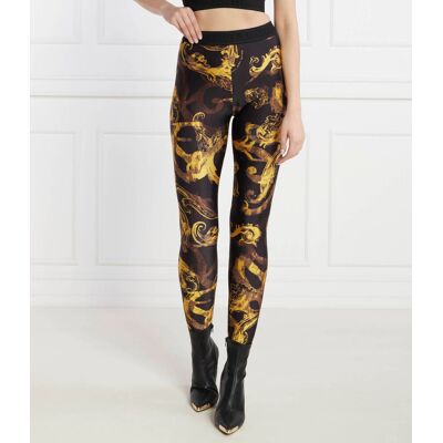 Versace Jeans Couture Legginsy Slim Fit czarny 36 Versace Jeans Couture Legginsy Slim Fit czarny 36