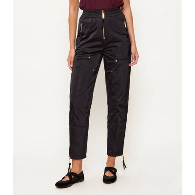 Elisabetta Franchi Spodnie Oversize fit czarny 38 Elisabetta Franchi Spodnie Oversize fit czarny 38