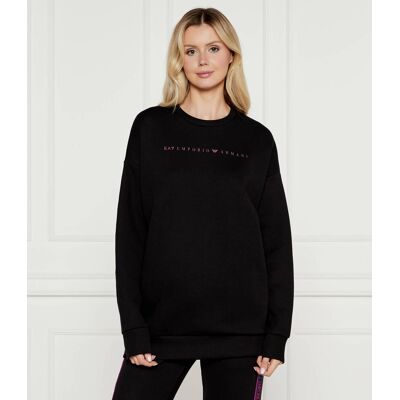 EA7 Bluza Loose fit czarny M EA7 Bluza Loose fit czarny M