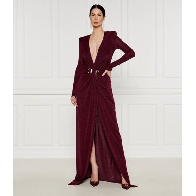 Elisabetta Franchi Sukienka bordowy 34 Elisabetta Franchi Sukienka bordowy 34