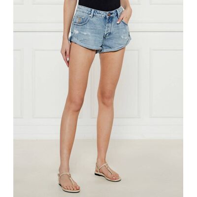 One Teaspoon Jeansowe szorty MESSED UP BANDITS Loose fit low waist niebieski 28 One Teaspoon Jeansowe szorty MESSED UP BANDITS Loose fit low waist niebieski 28