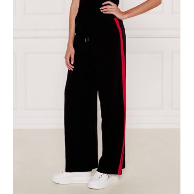 Karl Lagerfeld Spodnie flare fit czarny 34 Karl Lagerfeld Spodnie flare fit czarny 34