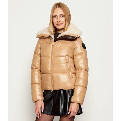Save The Duck Kurtka MOMA Regular Fit shearling beżowy XL Save The Duck Kurtka MOMA Regular Fit shearling beżowy XL