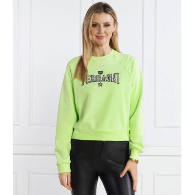 Chiara Ferragni Bluza Regular Fit limonkowy XS Chiara Ferragni Bluza Regular Fit limonkowy XS