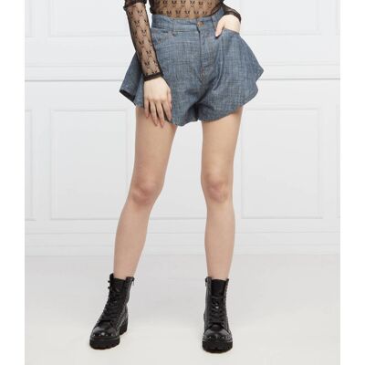 Pinko Szorty BETULLA Regular Fit z dodatkiem lnu granatowy 26 Pinko Szorty BETULLA Regular Fit z dodatkiem lnu granatowy 26