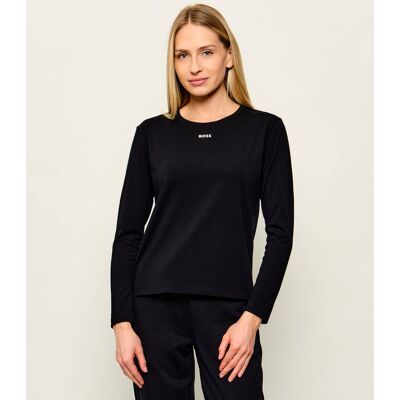 Boss Bodywear Góra od piżamy CI_LS-Shirt Longline Fit czarny L Boss Bodywear Góra od piżamy CI_LS-Shirt Longline Fit czarny L