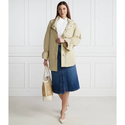TWINSET Parka Regular Fit beżowy 36 TWINSET Parka Regular Fit beżowy 36