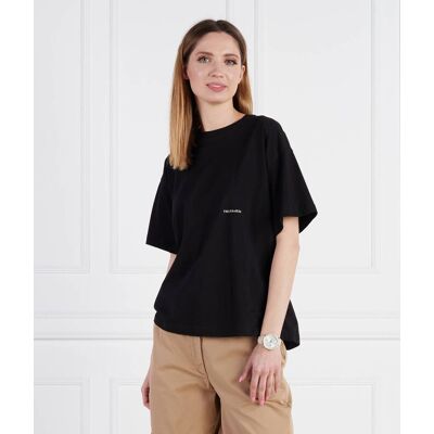 Trussardi T-shirt Loose fit czarny XXS Trussardi T-shirt Loose fit czarny XXS