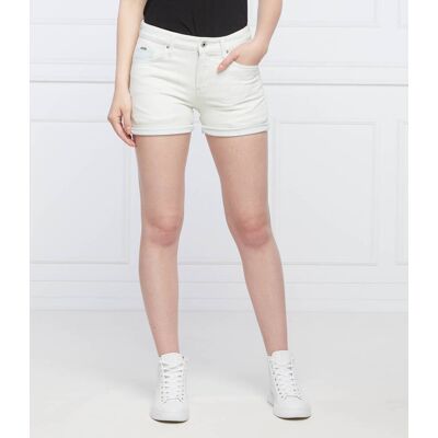 Pepe Jeans London Szorty MABLE Regular Fit biały 27 Pepe Jeans London Szorty MABLE Regular Fit biały 27