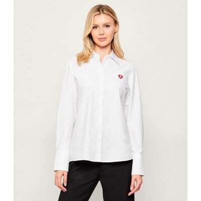 HUGO Koszula Erselia Relaxed fit biały 42 HUGO Koszula Erselia Relaxed fit biały 42