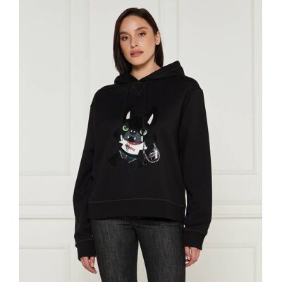 Dsquared2 Bluza cool fit czarny L Dsquared2 Bluza cool fit czarny L