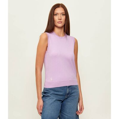 Polo Ralph Lauren Top Slim Fit fioletowy S Polo Ralph Lauren Top Slim Fit fioletowy S