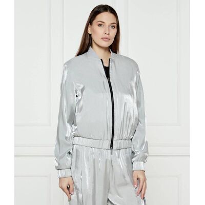 Giorgio Armani Exchange Kurtka bomber Regular Fit srebrny XS Giorgio Armani Exchange Kurtka bomber Regular Fit srebrny XS