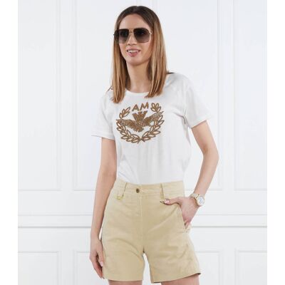 Aeronautica Militare T-shirt Regular Fit biały XS Aeronautica Militare T-shirt Regular Fit biały XS