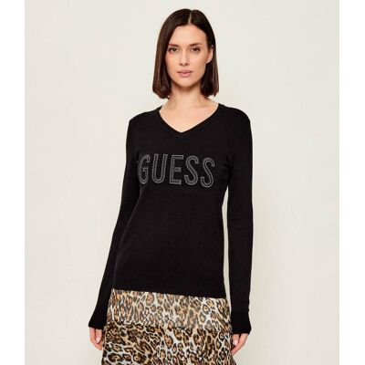 Guess Sweter PASCALE Regular Fit czarny XS Guess Sweter PASCALE Regular Fit czarny XS