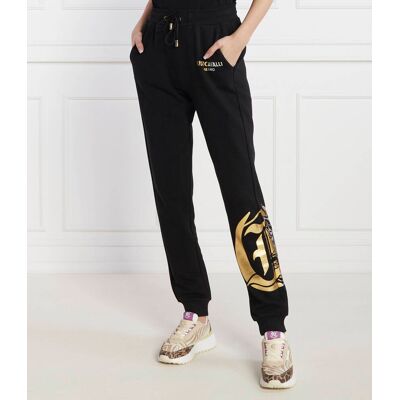 Just Cavalli Spodnie dresowe Regular Fit czarny XS Just Cavalli Spodnie dresowe Regular Fit czarny XS