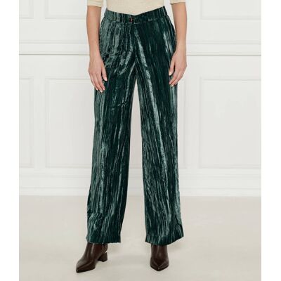 Marc Cain Spodnie flare fit morski 36 Marc Cain Spodnie flare fit morski 36