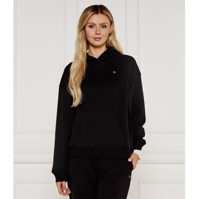 Calvin Klein Jeans Bluza Relaxed fit czarny S Calvin Klein Jeans Bluza Relaxed fit czarny S