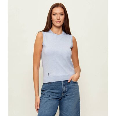 Polo Ralph Lauren Top Slim Fit błękitny M Polo Ralph Lauren Top Slim Fit błękitny M