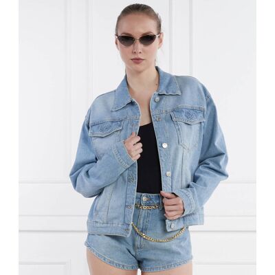 Chiara Ferragni Kurtka jeansowa Regular Fit niebieski 36 Chiara Ferragni Kurtka jeansowa Regular Fit niebieski 36