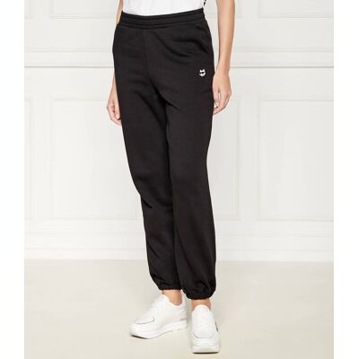 Karl Lagerfeld Spodnie dresowe Ikonik 2.0 Regular Fit czarny L Karl Lagerfeld Spodnie dresowe Ikonik 2.0 Regular Fit czarny L