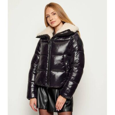 Save The Duck Kurtka MOMA Regular Fit shearling czarny XL Save The Duck Kurtka MOMA Regular Fit shearling czarny XL