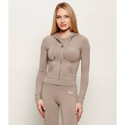 Juicy Couture Bluza OOLA Slim Fit beżowy M Juicy Couture Bluza OOLA Slim Fit beżowy M