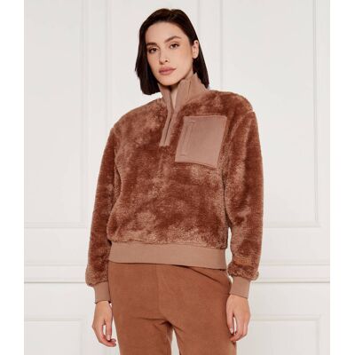 UGG Bluza Loose fit brązowy XL UGG Bluza Loose fit brązowy XL