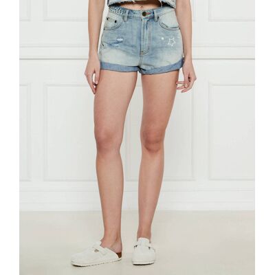 One Teaspoon Jeansowe szorty ICON BANDITS Relaxed fit high waist niebieski 30 One Teaspoon Jeansowe szorty ICON BANDITS Relaxed fit high waist niebieski 30
