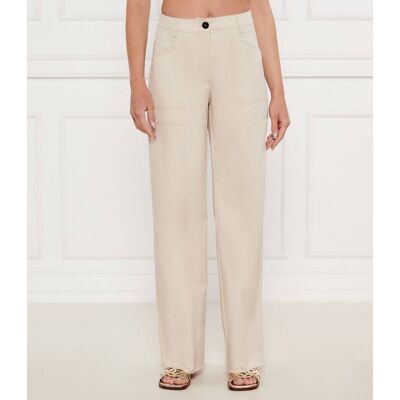 MAX&Co.; Spodnie AOSTA Straight fit beżowy 38 MAX&Co.; Spodnie AOSTA Straight fit beżowy 38