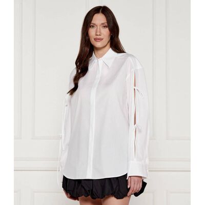 HUGO Koszula Evangelina Oversize fit biały 40 HUGO Koszula Evangelina Oversize fit biały 40