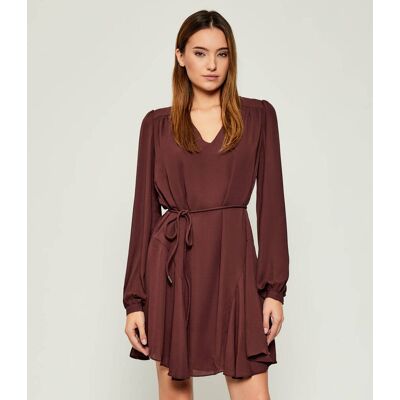 Guess Sukienka WANDA bordowy XS Guess Sukienka WANDA bordowy XS