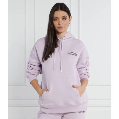 Juicy Couture Bluza QUEENIE Oversize fit lawendowy M Juicy Couture Bluza QUEENIE Oversize fit lawendowy M