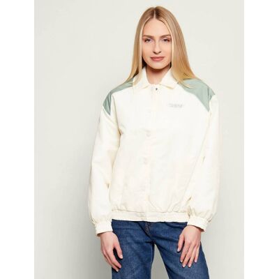 Guess Jeans Kurtka Heritage Relaxed fit ecru L Guess Jeans Kurtka Heritage Relaxed fit ecru L