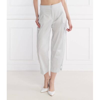 Marc Cain Spodnie cargo WELS Regular Fit błękitny 40 Marc Cain Spodnie cargo WELS Regular Fit błękitny 40