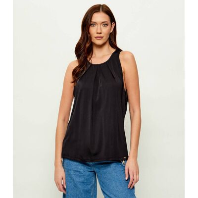 Liu Jo Beachwear Top Relaxed fit czarny L Liu Jo Beachwear Top Relaxed fit czarny L