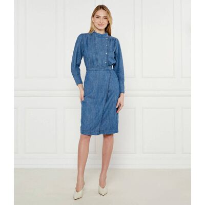 Ba&sh; Jeansowa sukienka Robe WAKIE niebieski L Ba&sh; Jeansowa sukienka Robe WAKIE niebieski L