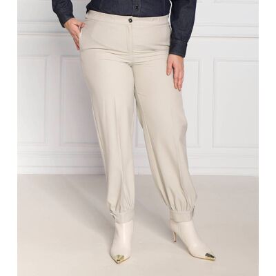 Persona by Marina Rinaldi Spodnie ROCCO plus size Regular Fit beżowy 46 Persona by Marina Rinaldi Spodnie ROCCO plus size Regular Fit beżowy 46