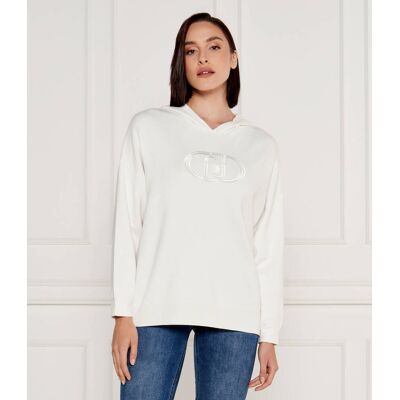 Liu Jo Sweter Regular Fit biały M Liu Jo Sweter Regular Fit biały M