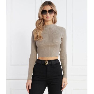 Guess Sweter Cropped Fit szary L Guess Sweter Cropped Fit szary L
