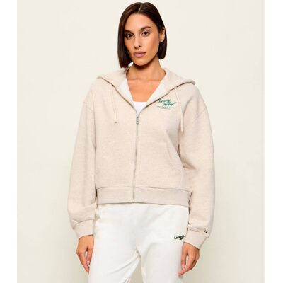 Tommy Hilfiger Bluza TERRY Loose fit beżowy S Tommy Hilfiger Bluza TERRY Loose fit beżowy S