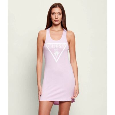 Guess Sukienka fioletowy L Guess Sukienka fioletowy L