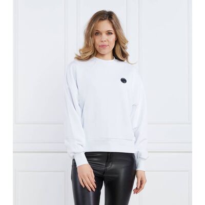Plein Sport Bluza Regular Fit biały S Plein Sport Bluza Regular Fit biały S