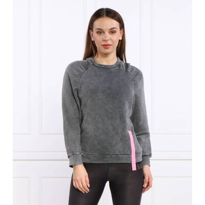 EA7 Bluza Regular Fit grafitowy L EA7 Bluza Regular Fit grafitowy L