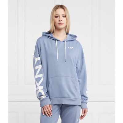 DKNY Sport Bluza Loose fit niebieski XS DKNY Sport Bluza Loose fit niebieski XS