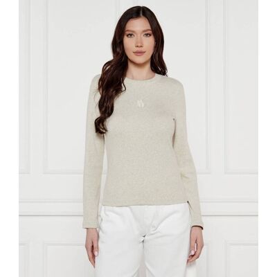 Ba&sh; Bluzka CASTA Regular Fit beżowy XS Ba&sh; Bluzka CASTA Regular Fit beżowy XS